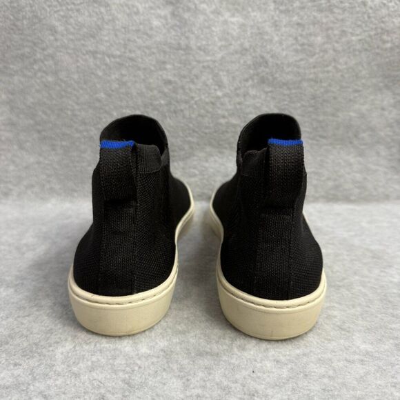 Rothys Shoes Womens Size 9.5 Black & White Chukka Casual Knit Slip On Sneakers - Picture 5 of 10